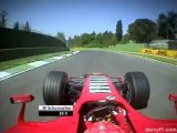 Schumacher Commentates his Pole lap at San Marino  GP 2006