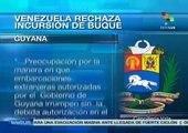 Venezuela protesta por incursión de buque extranjero