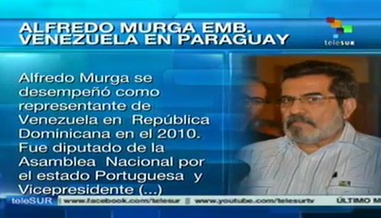 Alfredo Murga, embajador de Venezuela en Paraguay