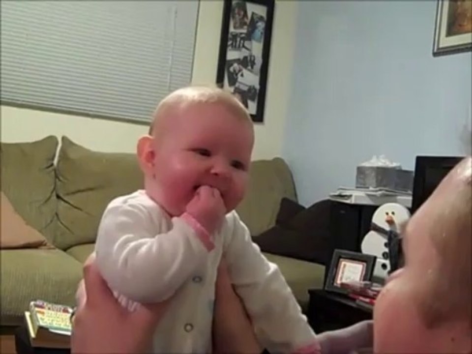 Baby Hears Vacuum For The First Time - Funny Videos at Fully :)(: Silly