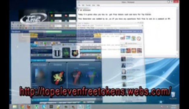 [June 2013 Update]Top Eleven Free Tokens,Cash Generator,Multihack 1.4.7 {Working with Proof}