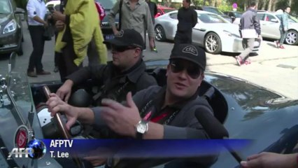 Rallye de véhicules anciens sur la Grande muraille de Chine