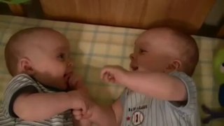 Twin Baby Boys Laughing - Funny Videos at FullySilly