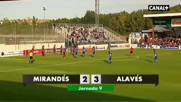 Liga Adelante Mirandés 2 Alavés 3