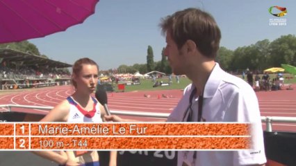 Marie-Amélie Le Fur - 100m femmes Demi-Finale - T44