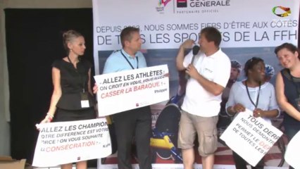Soutien de la Société Générale à tous les sportifs français des Championnats du Monde