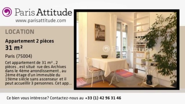 Appartement 1 Chambre à louer - Centre George Pompidou, Paris - Ref. 1648