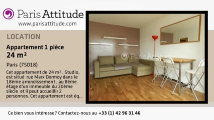 Appartement Studio à louer - Marx Dormoy, Paris - Ref. 8238