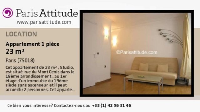 Appartement Studio à louer - Jules Joffrin - Mairie du 18ème, Paris - Ref. 7598