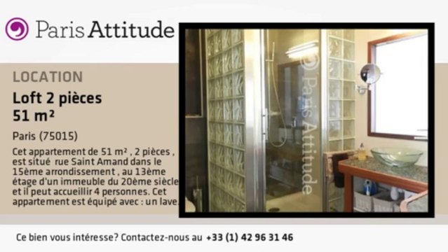 Loft 1 Chambre à louer - Plaisance/Pernety, Paris - Ref. 8465