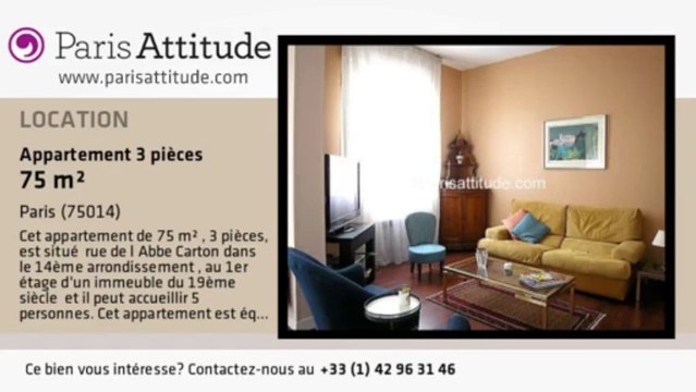 Appartement 2 Chambres à louer - Plaisance/Pernety, Paris - Ref. 1315