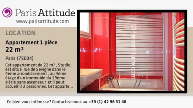 Appartement Studio à louer - St Paul, Paris - Ref. 3681