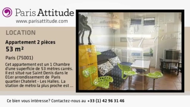 Appartement 1 Chambre à louer - Châtelet, Paris - Ref. 3446
