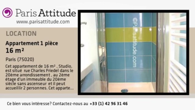 Appartement Studio à louer - Place des Fêtes, Paris - Ref. 6535