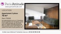 Appartement 2 Chambres à louer - Canal St Martin, Paris - Ref. 3959