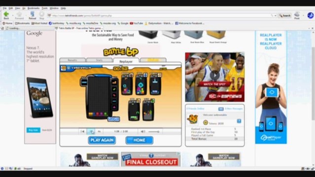 Tetris Friends Battle 6P