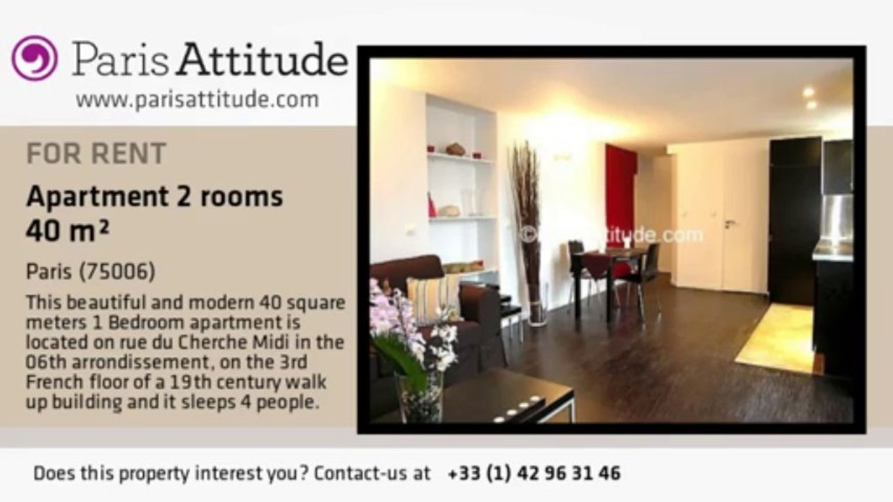 1 Bedroom Apartment for rent - St Placide, Paris - Ref. 4172