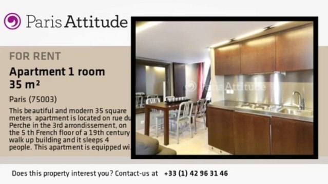 Alcove Studio Apartment for rent - Musée Picasso, Paris - Ref. 8789