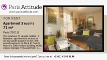 2 Bedroom Apartment for rent - Motte Piquet Grenelle, Paris - Ref. 8867