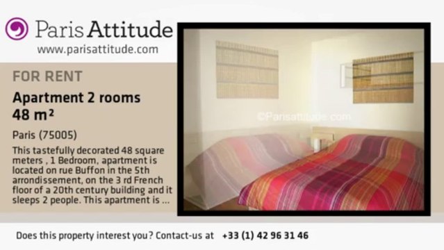 1 Bedroom Apartment for rent - Jardin des Plantes, Paris - Ref. 6499