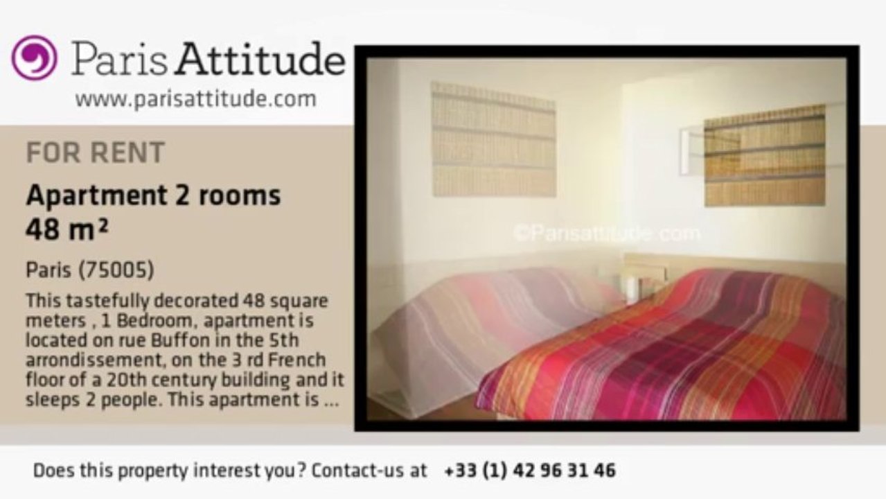 1 Bedroom Apartment for rent - Jardin des Plantes, Paris - Ref. 6499