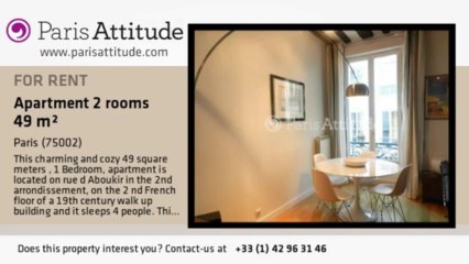 1 Bedroom Apartment for rent - Montorgueil, Paris - Ref. 8204