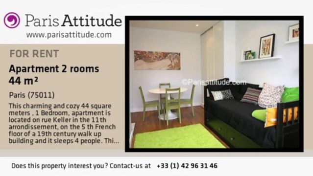 1 Bedroom Apartment for rent - Voltaire, Paris - Ref. 6738