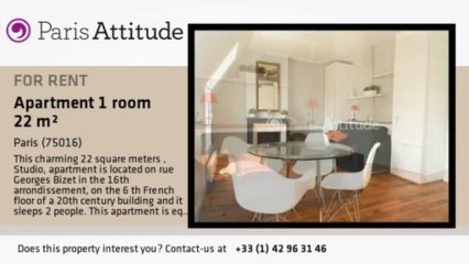 Studio Apartment for rent - Alma Marceau, Paris - Ref. 8476