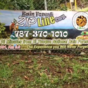 Rain Forest Zip-line Taxi Puerto Rico