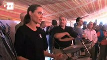 Angelina Jolie pede que comunidade internacional ajude refugiados sírios