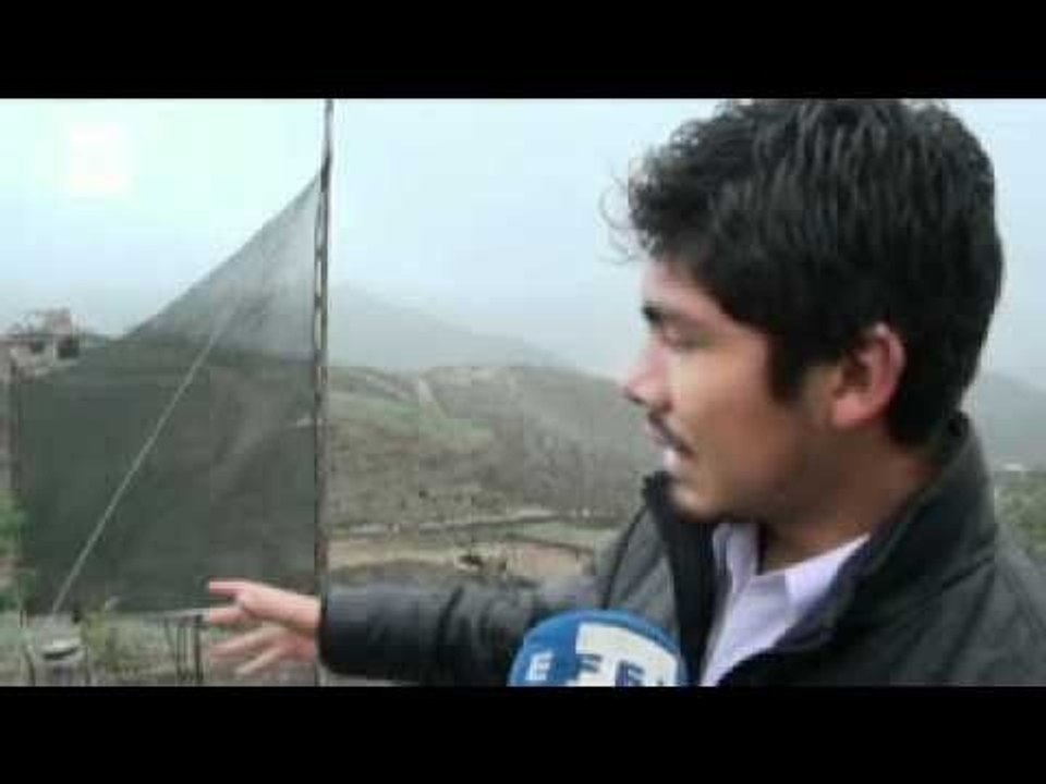 "Fog-catchers" changing Peruvian landscape