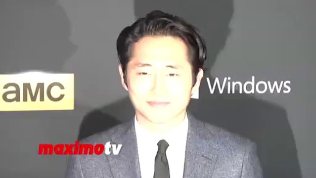 Steven Yeun The Walking Dead 4th Season PREMIERE