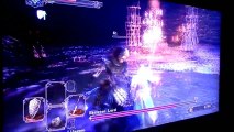 Dark Souls 2 Skeleton Lord boss - closed beta gameplay