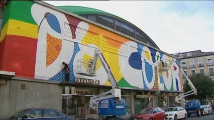 Mercado de La Cebada estrena nueva imagen de color y optimismo