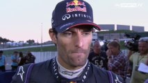 Sky Sports F1: Mark Webber Post Race interview (2013 Japanese Grand Prix)