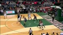 Giannis Antetokounmpo Putback Slam - Bobcats vs. Bucks (12/10)