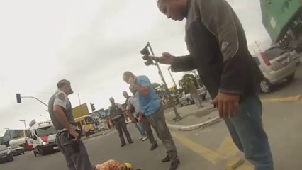 HORNET BRANCA 4X1 TENTATIVA DE ASSALTO MAU SUCEDIDA LADRÃO B