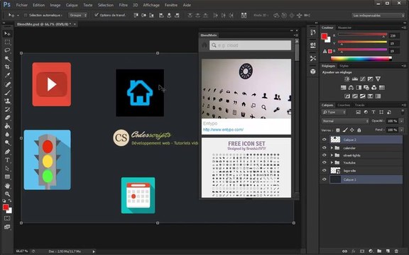 Tutoriel vidéo : BlendMe et GuideGuide plugins gratuits pour Photoshop