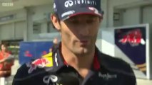 BBC F1: Mark Webber interview before driver parade (2013 Japanese Grand Prix)