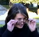 Another High Myopic Girl video - Nat shows off another pair of vintage glasses