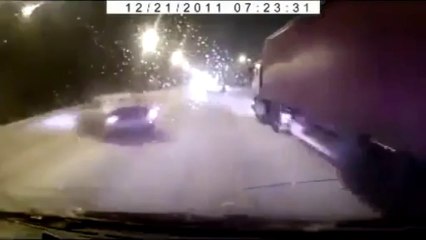 Auto Accident Lucky Driver