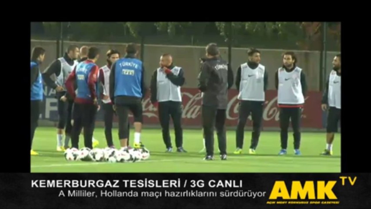 A Milli Takımımız, Hollanda maçı hazırlıklarına devam etti