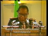 Mobutu sese Seko - Discours sur la dèmocratisation - Nsele 24 avril 1990 - YouTube