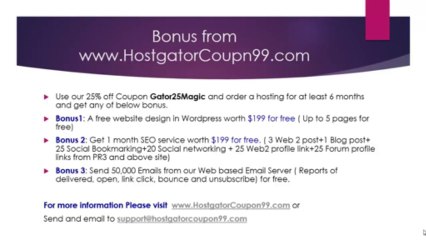 Hostgator Coupon - Latest Hostgator Discount Code