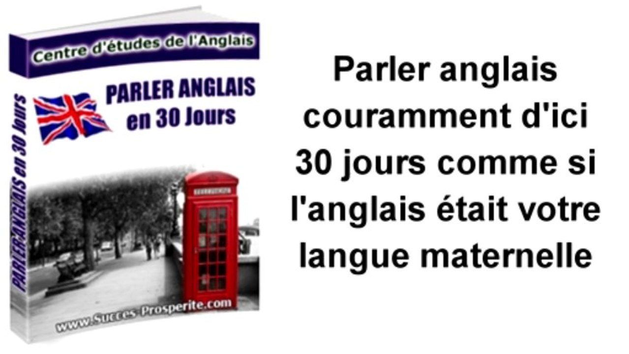 Parler anglais en 30 jours