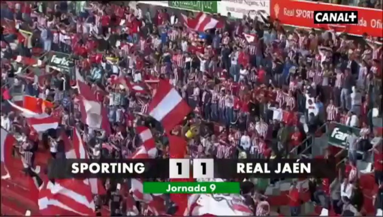 Liga Adelante  Sporting de Gijón 1  Jaén 1