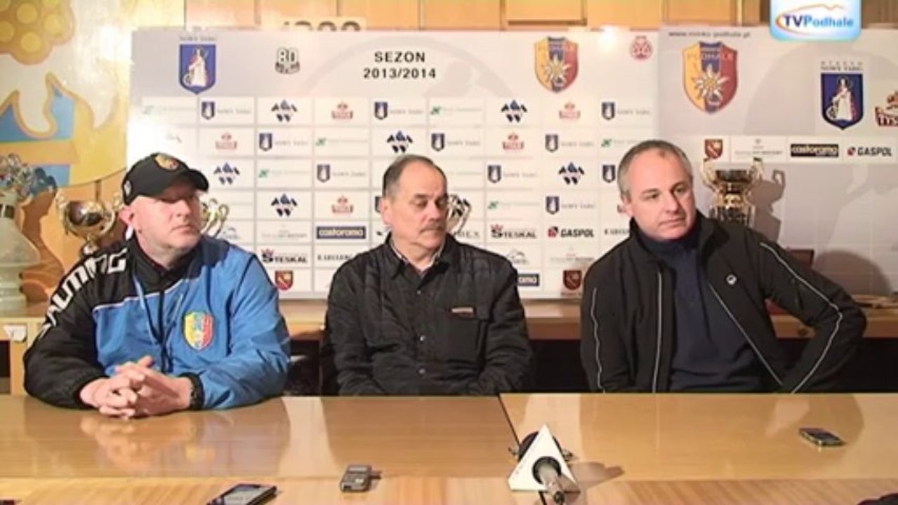 Konferencja po meczu MMKS Podhale Nowy Targ vs Ciarko PBS Bank KH Sanok