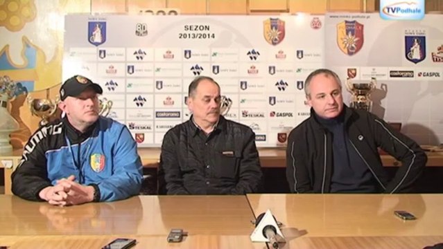 Konferencja po meczu MMKS Podhale Nowy Targ vs Ciarko PBS Bank KH Sanok