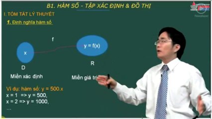 B1. Hàm số - Tập xác định & đồ thị