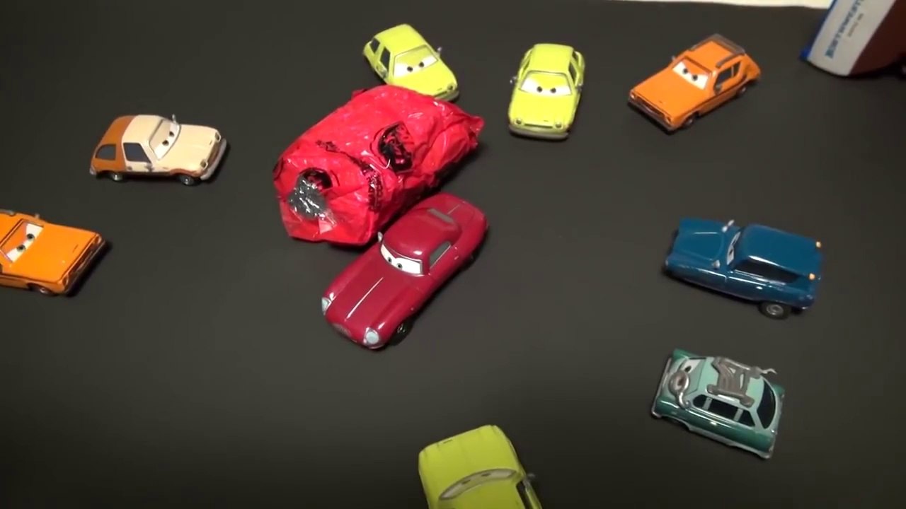 Disney Pixar Cars2 Tribute to Leland Turbo, with Finn McMissile and Professor Z in Night Vision